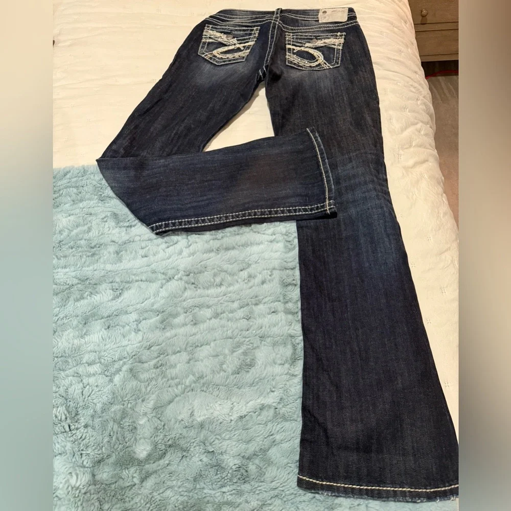 Silver Natsuki Bootcut Jeans Size 28 - Picture 2 of 11